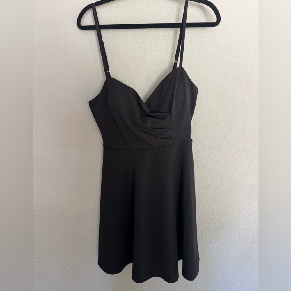 Miami Elegant Black Mini Dress